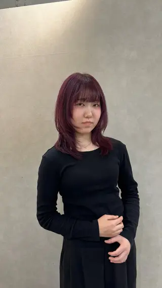 ミディアム reira/堀江 /似合わせカットのヘアスタイル