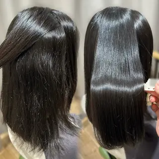 セミロング 美容室ACTOR所属・うる艶ストレート 🌻かなみのヘアスタイル