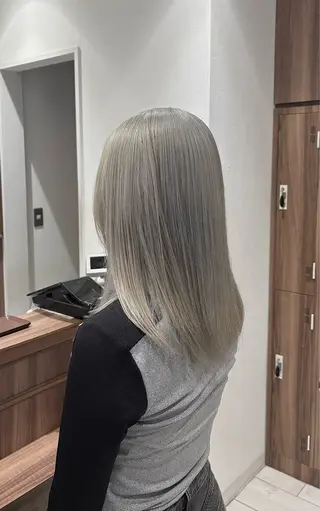 ミディアム 小村 侑生のヘアスタイル