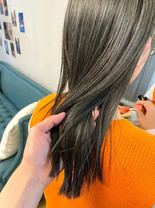 セミロング カラー パーマ ヘアアレンジ メンズ キッズ ネイル マツエク・マツパ tatsumi/ボブ ウルフ/レイヤーのヘアスタイル