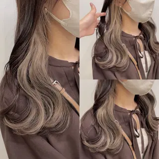 ロング カラー 🥞ベージュ系カラー 【すずきりほ】🥞のヘアスタイル