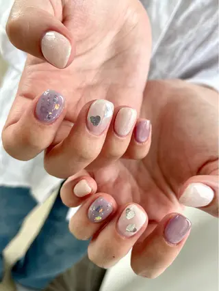 ショート m kaori𓃟のネイルデザイン