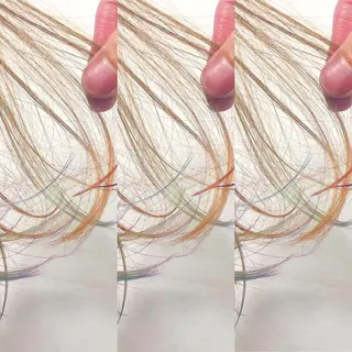 セミロング カラー ヘアアレンジ 【池袋/スパイキー ショート】ⓝⓘⓜⓤのヘアスタイル