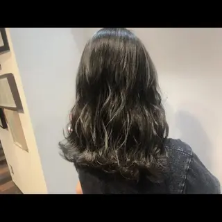 セミロング カラー パーマ ヘアアレンジ メンズ moku所属・【mokuオーナー】 ちはるのヘアスタイル