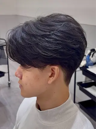 ショート パーマ メンズ タクミ/名駅/栄 メンズ特化型美容師のヘアスタイル