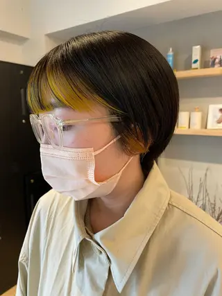 ショート カラー SALOWIN下北沢所属・hazuki 🌝のヘアスタイル