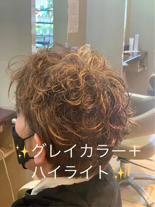 ショート 大島 裕也のヘアスタイル