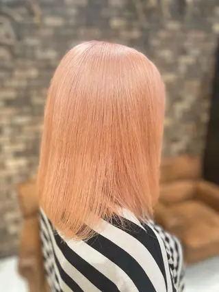 ミディアム カラー ✨ハイトーン✨ダブル カラー✨シバサキのヘアスタイル