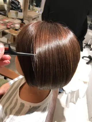 ショート 韓国ヘア 山本勝志のヘアスタイル