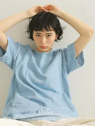 ショート カラー パーマ Labyrinth所属・Labyrinth /  ichigoのヘアスタイル