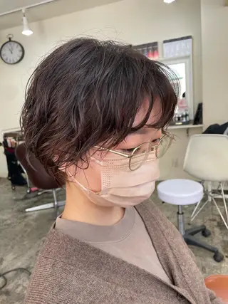ショート パーマ クセ毛特化サロン うめのヘアスタイル