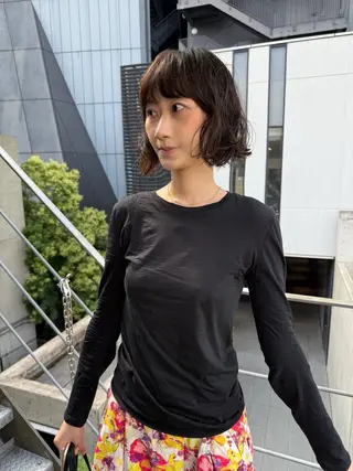 ショート レイヤーカット\ウル フ　chinatsuのヘアスタイル