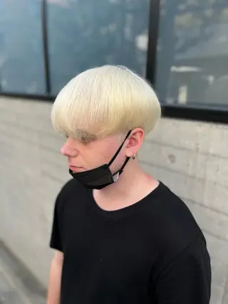 ショート カラー メンズ マツエク・マツパ アイブロウ 溝部裕太Hair salon808代表のヘアスタイル