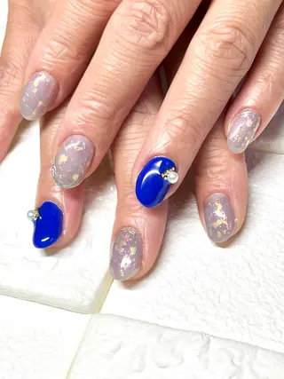 ミディアム ネイル まり りぃ〜んのネイルデザイン