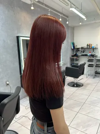 ロング カラー _WHITE 天神店 YUMEKA🐻のヘアスタイル