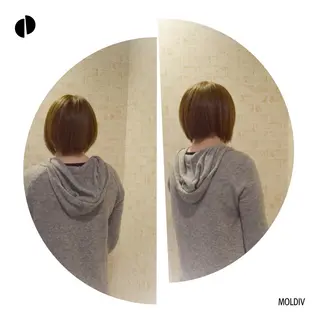 ショート カラー ✨縮毛矯正✨髪質改善 ナカシマ ユミのヘアスタイル