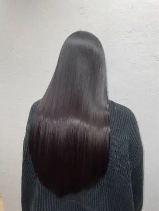 ロング 佐々木 美空のヘアスタイル