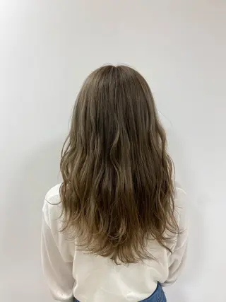 ロング カラー ハイトーン/ウルフ /レイヤー/坂野幸伸のヘアスタイル
