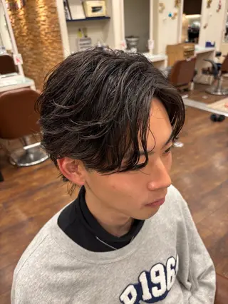 パーマ メンズ 井上 悠人のヘアスタイル
