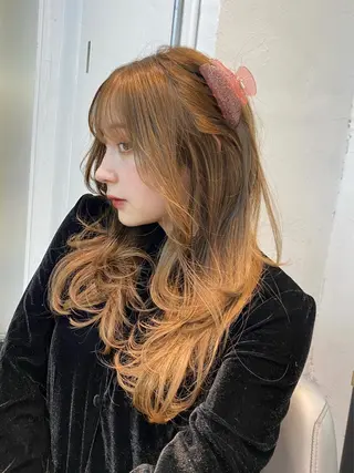 ロング レイヤーカット カノン🩷のヘアスタイル