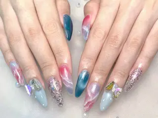 ネイル lucky nail 歌舞伎町のネイルデザイン