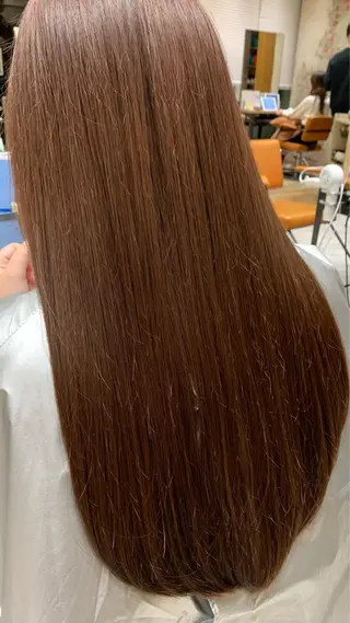 ロング カラー パーマ 美髪ヘッドスパ🫧 西山紗奈江💆‍♀️のヘアスタイル