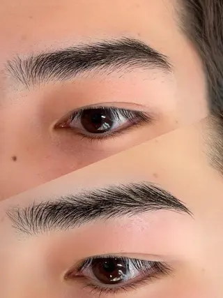 メンズ アイブロウ L'aube eyelashのマツエク・マツパデザイン