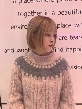 ショート ハッシュカット/ハイ トーン/MANAMIのヘアスタイル