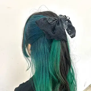 ロング カラー little福岡 ANNAのヘアスタイル