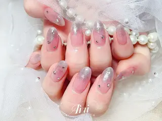 ネイル ネイルサロンAiri 長さ出し·シンプルのネイルデザイン