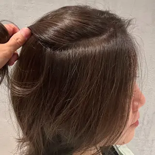 ショート カラー DX SHARE SALON所属・matka白髪ぼかし 大人ヘア/KEIKOのヘアスタイル