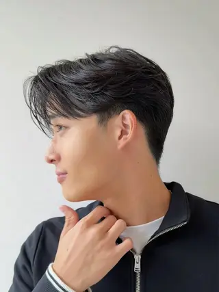 ショート パーマ メンズ メンズパーマ/ メンズカット/平木のヘアスタイル