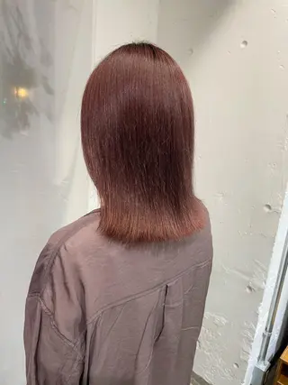 ミディアム 仙田 遥のヘアスタイル