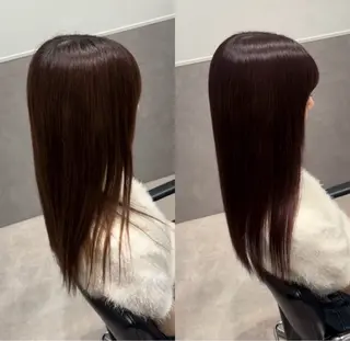 セミロング カラー 髪質改善ヘアケア 艶髪特化/上田のヘアスタイル