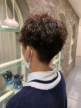 パーマ メンズ 💗BASSA 東久留米店💗のヘアスタイル