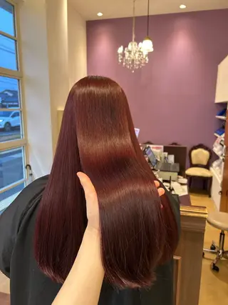 ロング カラー 今中 紗英のヘアスタイル