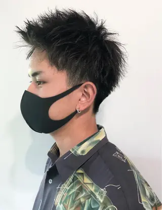 メンズ 森本裕/オーナー/ スパイラルパーマのヘアスタイル