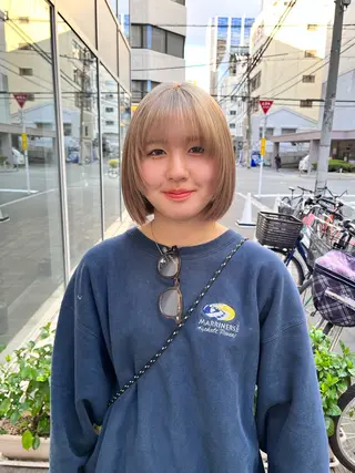 ショート カラー ショート/パーマ/ カラー/FUKOのヘアスタイル