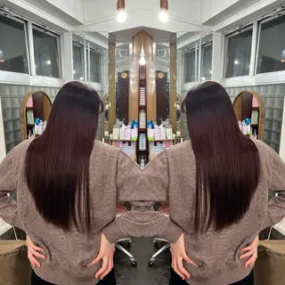 ロング カラー レイヤー/ボブ/ ミニボブ/AOIのヘアスタイル