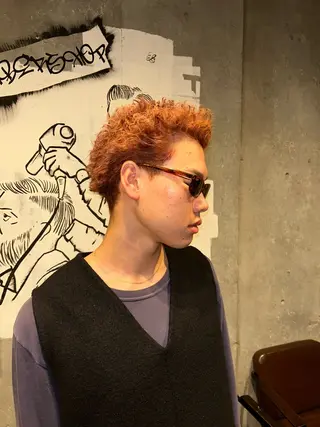 カラー L.ABARBERSHOP草津店所属・知念 希龍のヘアスタイル