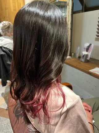 セミロング カラー 🍞松本 彩那🍞のヘアスタイル