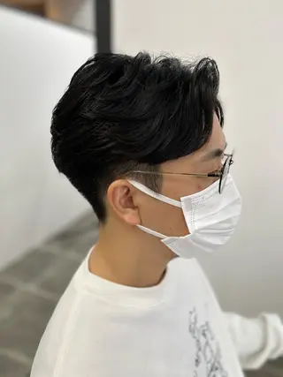 ショート メンズ CHELSEA  梅田所属・OKADA/メンズ /カット/眉/縮毛のヘアスタイル