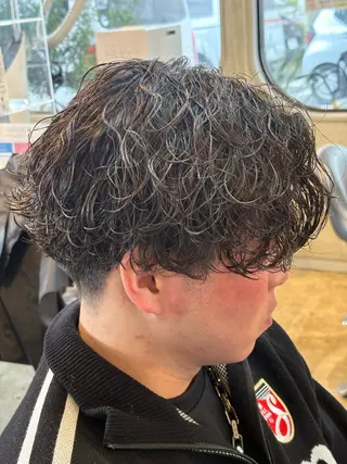 ショート パーマ メンズ 🌀rooomen 各務原/龍之介のヘアスタイル