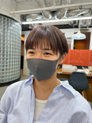 ショート 透明感カラー/ イルミナカラーヒロキのヘアスタイル