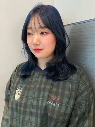 ミディアム カラー mai / linoah˚✧のヘアスタイル