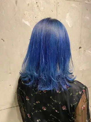 ミディアム カラー エフェクトブリーチ 🌟前澤啓太朗のヘアスタイル