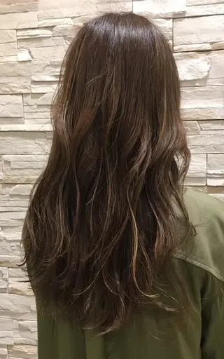 セミロング 縮毛矯正/髪質改善/ 石橋代智のヘアスタイル