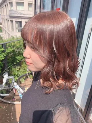 ミディアム カラー 櫛部洸貴/ メンズ、ヘットスパのヘアスタイル