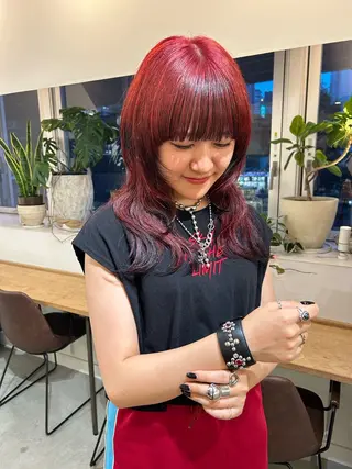 セミロング カラー 似合わせヘア/透明感 カラー/ Rioのヘアスタイル