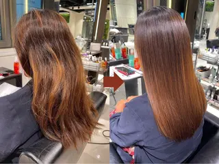 ミディアム 🎀ིྀ暖色カラー/ 髪質改善/みどりのヘアスタイル